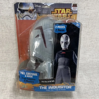 The Inquisitor Costume And Mask Halloween Star Wars Rebels Child Size 8-10 - Image 1 of 4