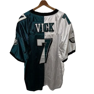 Vintage Philadelphia Eagles NFL Michael Vick #7 Reebok Two Tone Jersey Size 60 - Picture 1 of 19