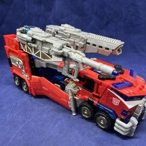Hasbro Transformers Cybertron Optimus Prime Leader Class Electronics Work Read - Picture 1 of 9