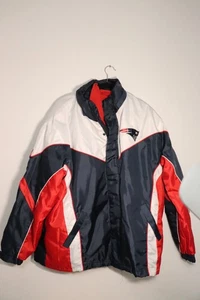 New England Patriots Vintage Jacke mit Weste NFL Herren Größe L - Bild 1 von 8