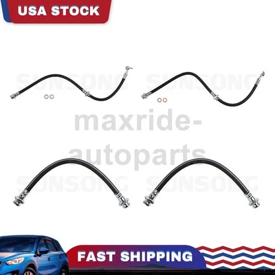 Manguera de línea de freno delantero trasero Sunsong para Nissan Versa_MR 2013 2014 2017 2016 2015 Foto 1 de 4