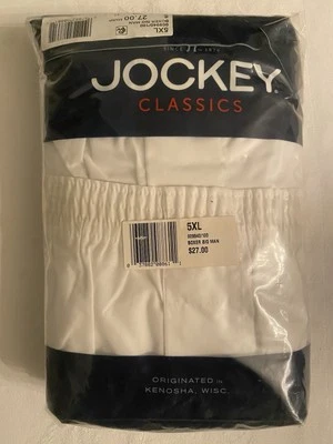 Paquete de 2 calce clásico de corte completo Jockey Big Man talla 5XL calce clásico ropa interior Foto 1 de 4