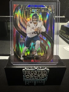 2024 Select Caleb Williams Premier Level Rojo Azul Shock Prizm Rookie Bears - Imagen 1 de 2