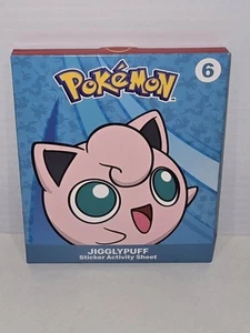 SEALED McDonald's Toy Pokemon Sticker Activity Sheet. Jigglypuff No. 6 - Picture 1 of 4