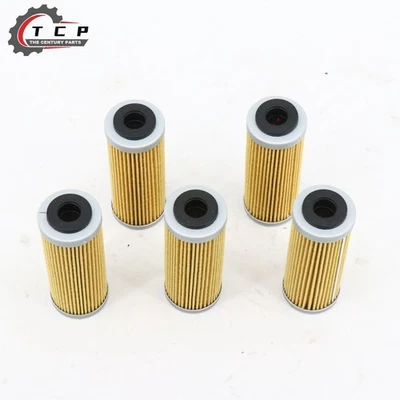 5Pcs Oil Filter For Husqvarna FC250 FE250 FE350 KTM 250 350 400 450 500 505 530 - Image 1 of 4