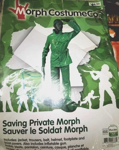 SAVING PRIVATE MORPH Halloween Kostüm Spielzeug Soldat Armee adule xl - Bild 1 von 1
