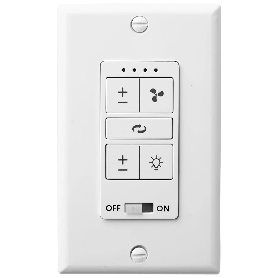 Quorum International 7-1306 Wall Control For Dc Motor Pull Chain - White - Image 1 of 1