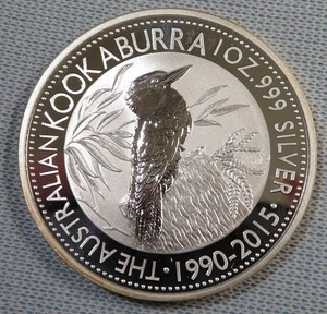2015 $1 Australian Kookaburra Silver Coin .999 - Picture 1 of 3