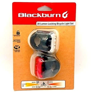 Blackburn 30 Lumen Locking Bicycle Light Set (NEW) - Picture 1 of 4