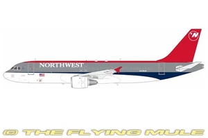 B-Models 1:200 A320 Northwest N318US w/Stand - Picture 1 of 1