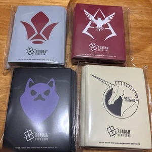 Juego de Cartas Gundam Funda Mate Oficial EX Juego de 4 piezas (70 Fundas/por) Nuevo de JP - Imagen 1 de 1