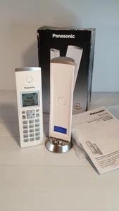 Panasonic KX-TGK220 Cordless Phone Landline White & Base Tested & Working - Zdjęcie 1 z 13