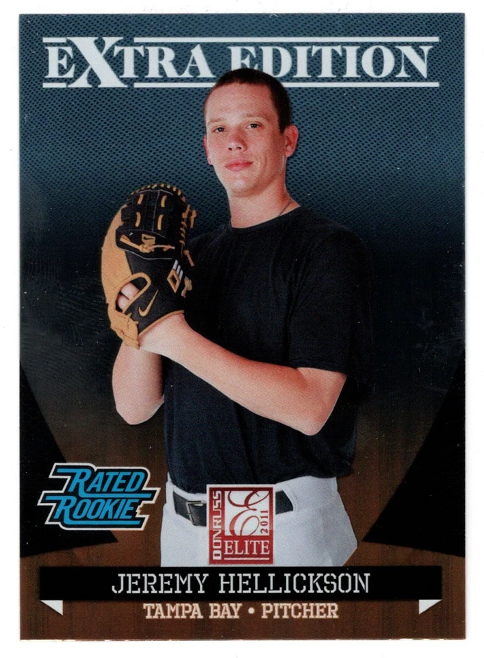 Jeremy Hellickson RC - Tampa - 2011 Donruss Elite Extra Edition Baseball # 6 MT - Image 1 of 1
