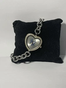 New York Yankees MLB Heart Stainless-Steel Bracelet Watch by Game Time NEW - Picture 1 of 4