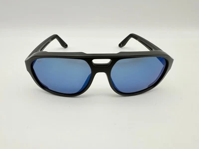 NEW Costa Del Mar STREET HEAT Polarized Sunglasses Matte Black/Blue Mirror 580P - Image 1 of 4