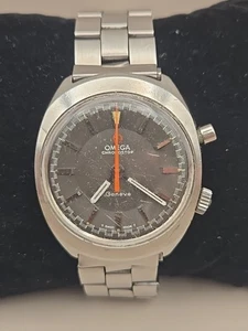 C. 1970 Omega Chronostop 145.009 Cal. Orologio Uomo Acciaio Inox 865  - Foto 1 di 9