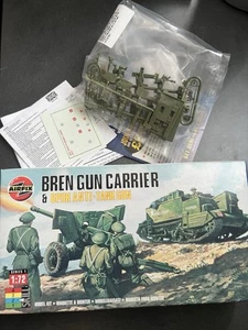 1/72 Airfix Model Bren Gun Carrier & 6PDR Anti Tank Gun Model Kit - Picture 1 of 2
