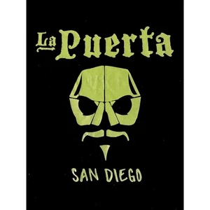 La Puerta San Diego Taco Gangster T-Shirt Men's L Black Graphic - Picture 1 of 10
