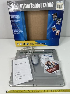 Adesso Cyber Tablet 12000 12”x9” Complete w/ Pen, Software & Mouse. Never Set Up - Image 1 of 4