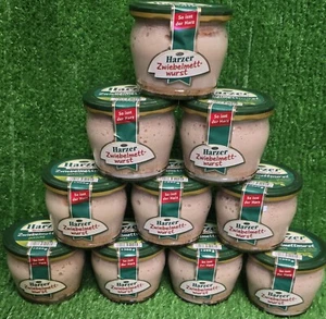(16,25€/kg) 10x Keunecke Harzer Wurst ZWIEBEL METTWURST 200g Wurstglas Versand0€ - Bild 1 von 9