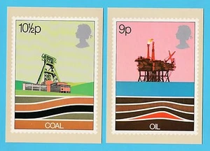 PHQ 27 - BRITISH POST OFFICE F.D.I. - SET OF 4 ENERGY CARDS - 1978 - Imagen 1 de 4