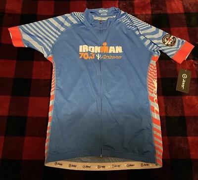 Camiseta deportiva de ciclismo Zoot Ironman Triathlon 70.3 Arizona para mujer nueva con etiquetas SXL venta al por menor $90 Foto 1 de 4