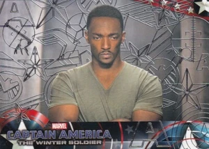 Captain America  Winter Soldier 2014 SILVER Patriotic Foil Parallel Card 67 - Picture 1 of 2