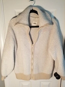 Aerie Pullover 1/4 Zip beige kuschelig weich Gr. Small Damen Pulli Besatz Oversize " - Bild 1 von 8