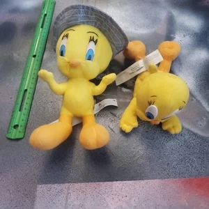90s Looney Tunes Tweety Bird Plush 8" Inches Lot 604L - Picture 1 of 4