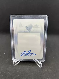 2014 Leaf Trinity JOEY GALLO Yellow Printing Plate 1/1 Auto Autograph - Picture 1 of 3