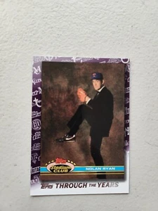 2021 Topps Series 1 #TTY-3 Nolan Ryan Texas Rangers Through the Years NM - Picture 1 of 2