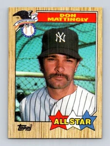 1987 Topps #606 Don Mattingly New York Yankees - Bild 1 von 2