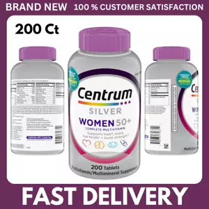 Centrum Silver Women 50+ Multivitamin/Multimineral Supplement, 200 Tablets - Picture 1 of 16
