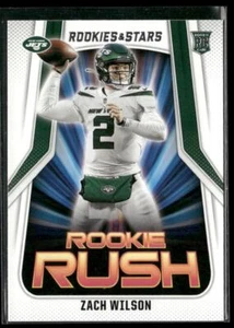 Zach Wilson 2021 Panini Rookies & Stars #RR-2 Rookie Rush New York Jets BYU - Picture 1 of 2