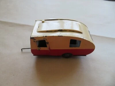 TRIANG MINIC TOYS PEAR DROP CARAVAN(TIN PLATE) - Image 1 of 4