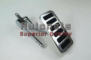 Polish Billet Aluminum Gas Throttle Pedal 6 Pad Chevy Ford Mopar Hot Rod Rat SBC - Picture 1 of 2