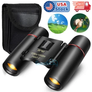 Day and Night Vision Portable Mini Binoculars 30x60 High Power Waterproof + Case - Picture 1 of 11