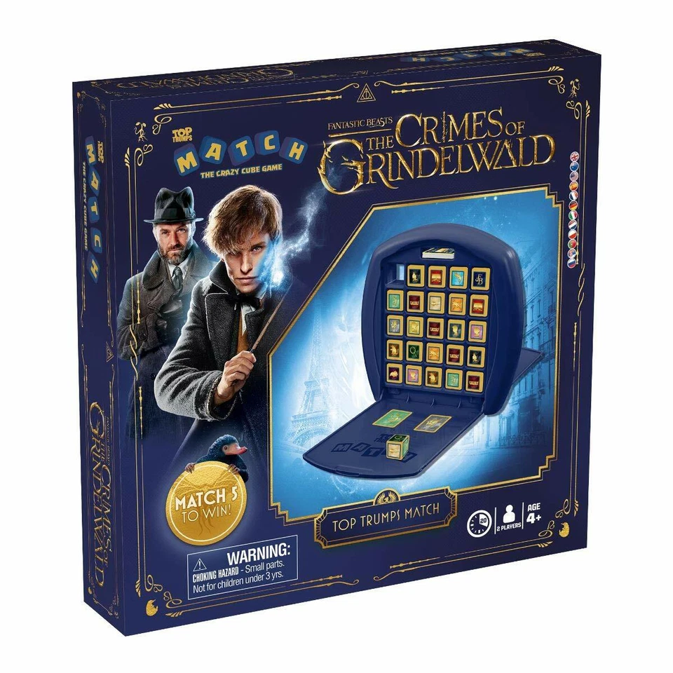 Top TRUMPS Match Crazy Cube Game The Crimes of Grindelwald Fantastic Beasts