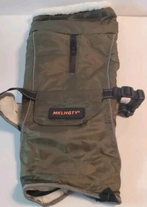 NEW NIP Mklhgty Dog Winter Coat Size Medium Green - Picture 1 of 5