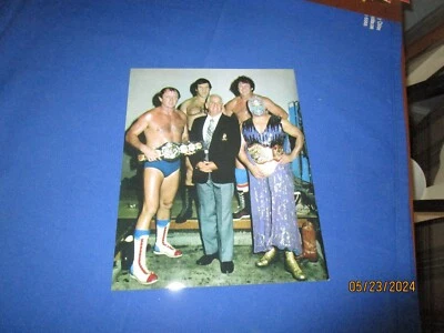 Bruno Sammartino Mil Mascaras  WWWF  WWF Wrestling 8X10 Photo - Image 1 of 2