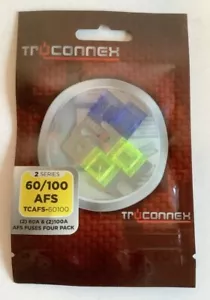 NEW Metra TCAFS-60100 TruConnex 60-amp and 100-amp AFS Car Stereo Fuse 4-Pack - Picture 1 of 4