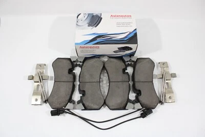 Pastillas de freno delanteras de cerámica Asianautos con hardware para Mercedes Benz CLK63 AMG 08-09 Foto 1 de 3