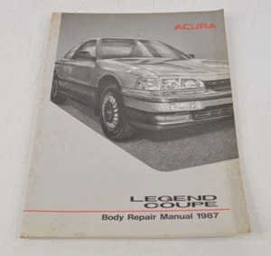 1987 Acura Legend Coupe Body Repair Shop Manual Collision Part Numbers OEM - Foto 1 di 5