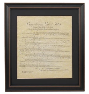 Framed United States Bill of Rights. Standard Size by Patriot Gear Company™ - Picture 1 of 2