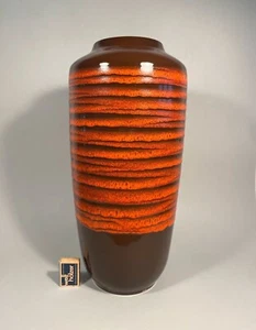 Große SCHEURICH Fat Lava Vase Formnummer 517-45 WGP - Bild 1 von 8