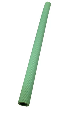 HERCO Closed-Cell Corrugated Neoprene Sponge - Insulation - Tubing - Green - 21" L