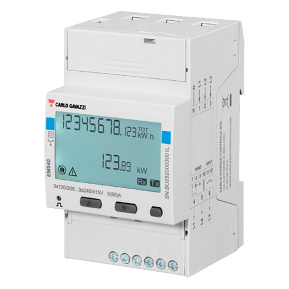Energiemessgerät EM540 3 phasig - max 65A/Phase Victron Energy Meter - Bild 1 von 1
