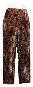 Women with Control Women's Petite Pants Print Novelty Slim Leg - Picture 1 of 3