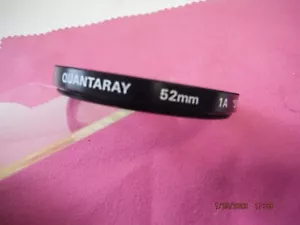 Vintage Quantaray: Filter Lens 52mm 1A "SP" Filter No Case Made in Japan - Picture 1 of 3