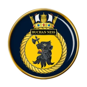 HMS Buchan Ness, Royal Navy Pin Badge - Picture 1 of 3